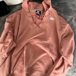 Pink Nike hoodie, size M, perfect condition!